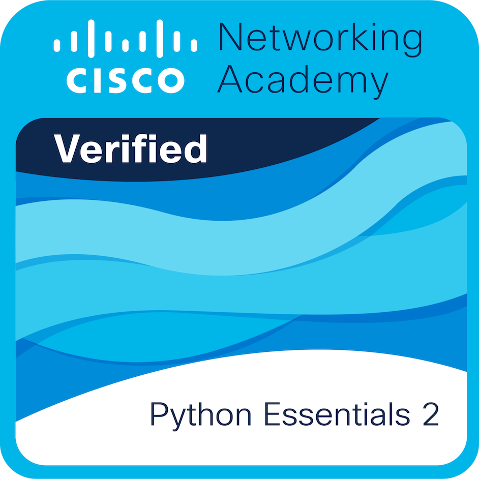 Python Essentials 2 — Cisco Networking Academy